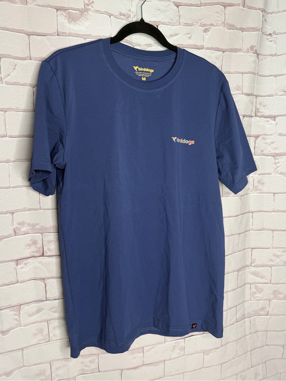 Birddogs Men’s Blue Performance T Shirt Size Medium Casual Athleisure Tee